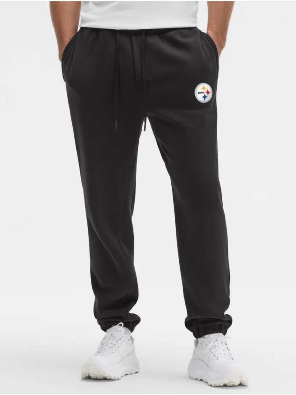 lululemon athletica Black Men's Sweatpants with Team Logo